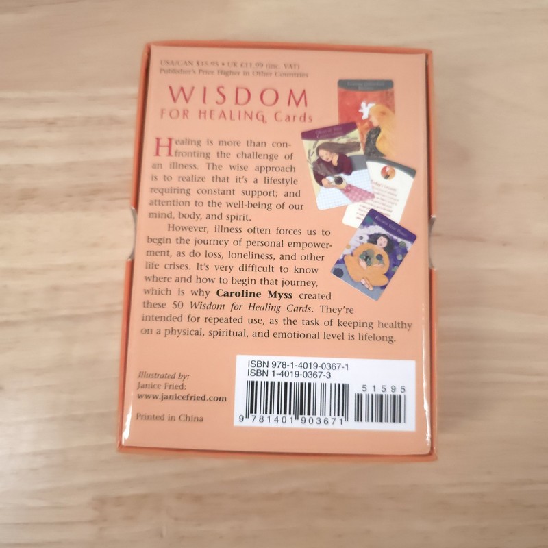 Wisdom for Healing Cards by Caroline Myss (2005, Cards,Flash Cards) gallery