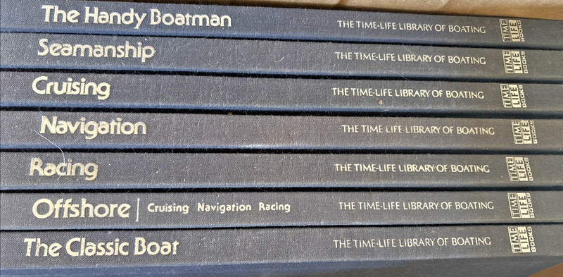 Vintage The Time Life Library Of Boating 7 Volume Book Set + Master Index