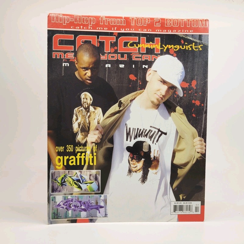 RARE Catch Me If You Can Graffiti Magazine Issue #2 (2002) CunninLynguists Cover