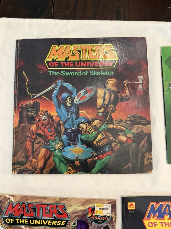 Golden Books Masters of the Universe Hardcover Illustrated Lot Mask of Evil +6 gallery
