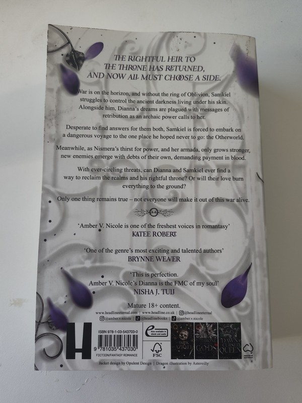 The Wrath of the Fallen by Amber V. Nicole Paperback gallery