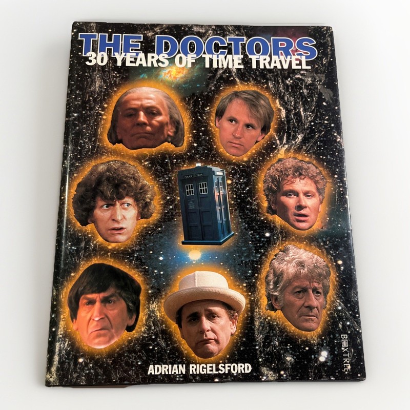 Vintage 1994 Doctor Who Thirty Years of Time Travel Hardcover Book
