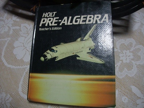 Holt Pre Algebra 1986 Teacher’s Edition Hard Cover Nichols ISBN 0-03-001859-5