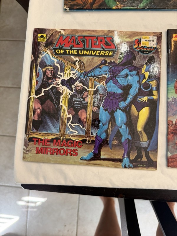 Golden Books Masters of the Universe Hardcover Illustrated Lot Mask of Evil +6 gallery