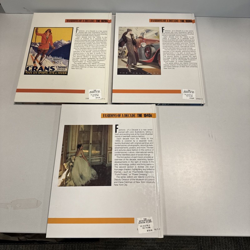 Fashions of a Decade 1920's - 40's; Lot Set of 3 books gallery