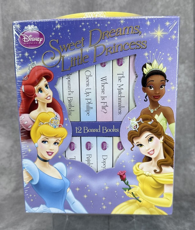 Disney Sweet Dreams Little Princess 12 Mini Board Book Collection 2011