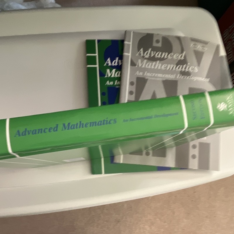 Saxon Advanced Mathematics Second Edition Textbook Test Forms Homeschool Packet gallery