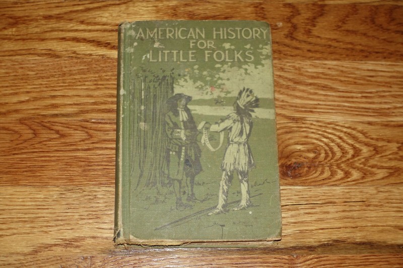 1934 AMERICAN HISTORY FOR LITTLE FOLKS Frank T. Merrill Art SCHOOL READER