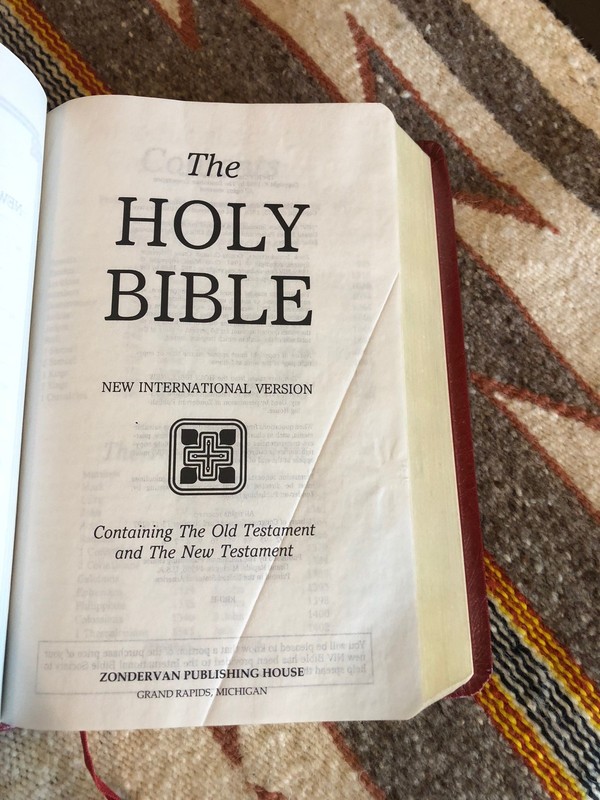 Holy Bible NIV Reference Edition Zondervan Red Letter 1984 Red Bonded Leather gallery