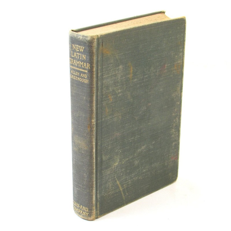 New Latin Grammar Allen & Greenough 1916 Ginn & Co HC Textbook