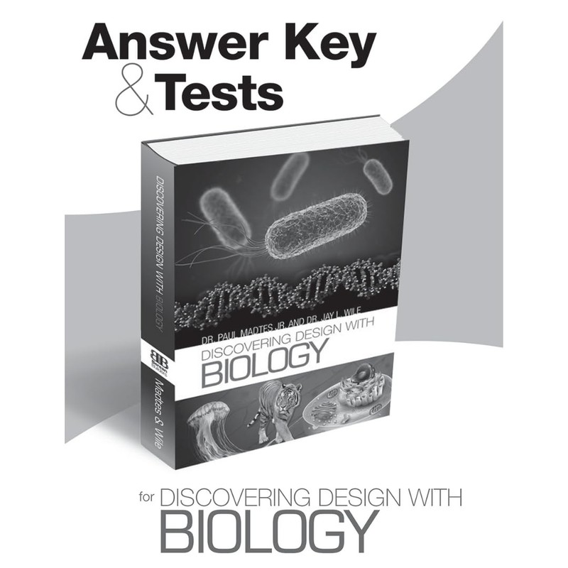 ✅ Discovering Design with Biology Answer Key & Tests Booklet ✅