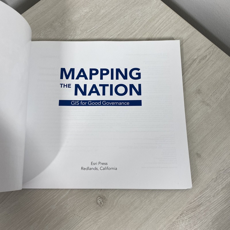 Set of Three (3) ESRI GIs Mapping The Nation Paperback Books ESRI Press Good gallery