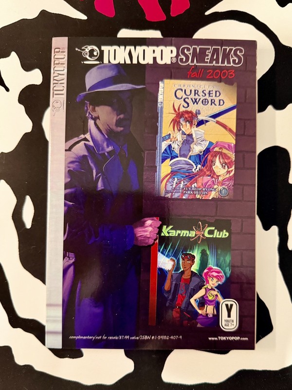 Tokyopop Sneaks Fall 2003 Chronicles of the Cursed Sword Preview Manga OOP Rare