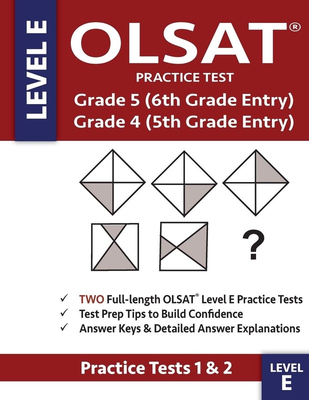 OLSAT Practice Test Grade 5 (6th Grade Entry) & Grade 4 (5th Grade Entry) – …