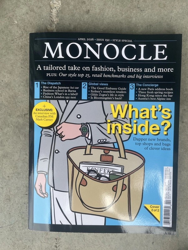 Monocle magazine April 2026 Issue 192 Style Special Cover 2/2 New Free Shipping