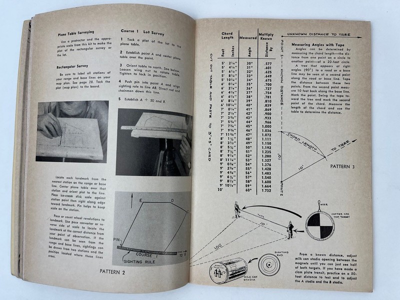 1969 Boy Scouts of America Surveying Merit Badge Series Booklet