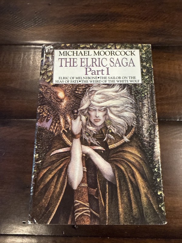 The Elric Saga Part I By Michael Moorcock HC/DJ BCE (1984) -Vintage Fantasy