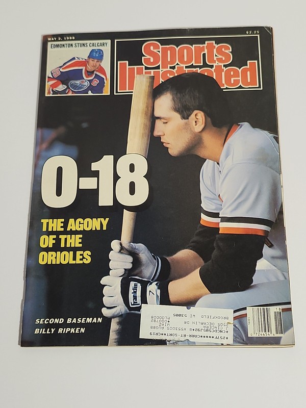 1988 May Sports Illustrated Baltimore Orioles Gretsky Rodman Gabrielle Sabatini
