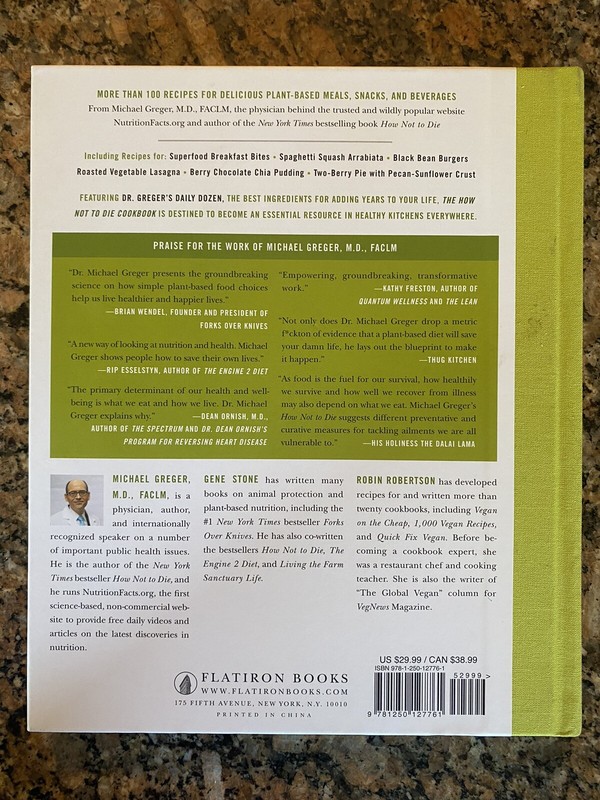 The How Not to Die Cookbook Michael Greger Like New Hardcover Free Shipping gallery
