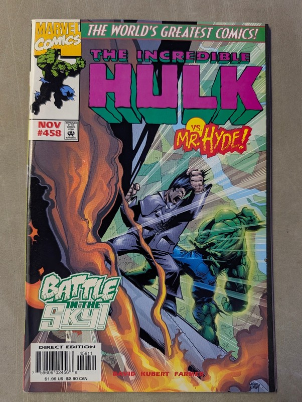 The Incredible Hulk #458, Marvel Comics, November 1997.
