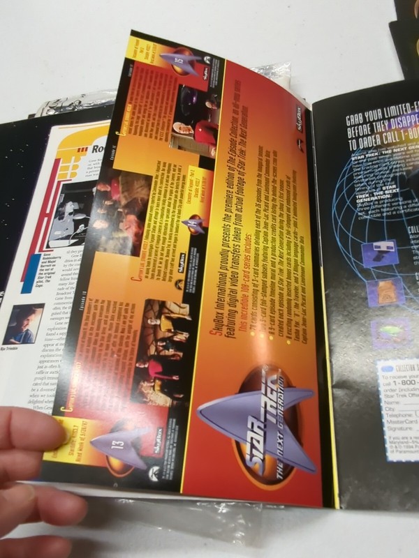 Star Trek Fan Club Magazine, Lot of 10, #90-99, 1993-94, 2 in orig. plastic gallery