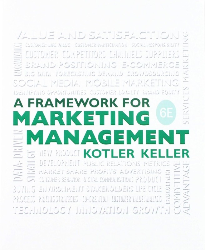 Framework for Marketing Management by Philip. Kotler and Kevin Keller 2015 ED