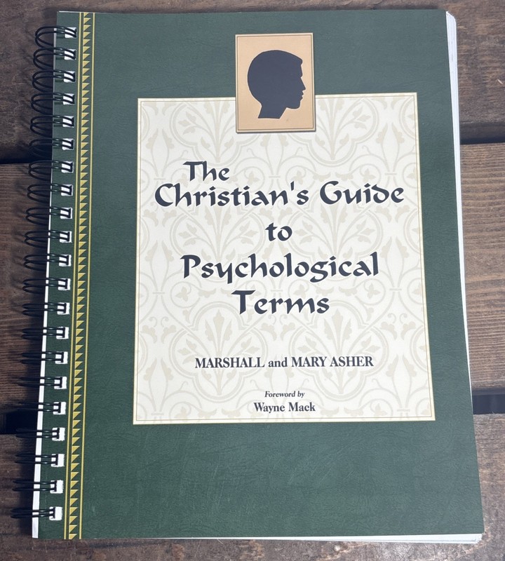 THE CHRISTIAN’S GUIDE TO PSYCHOLOGICAL TERMS By Marshall Asher & Mary Asher *VG*