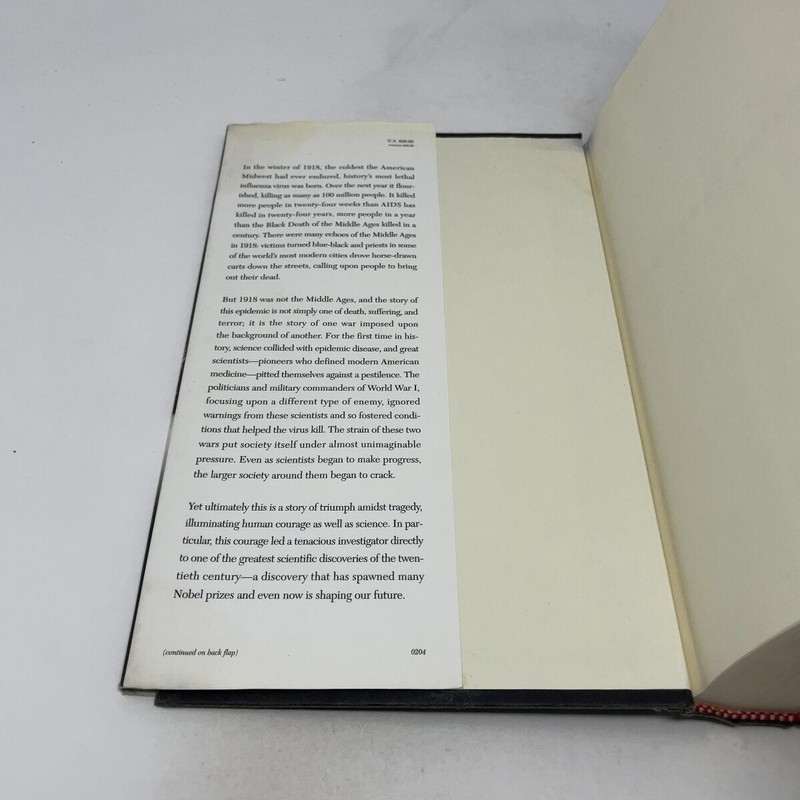 The Great Influenza by John M. Barry HC First Edition Very Good 2004 gallery