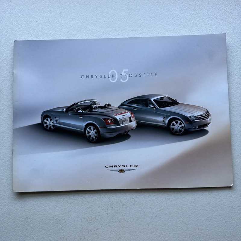 2005 Chrysler Crossfire Dealer Sales Brochure Catalog