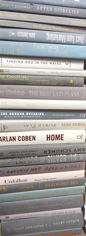 Random Lot of 10 GRAY Staging, Decor, Prop, Beautiful HC books-lettering varies
