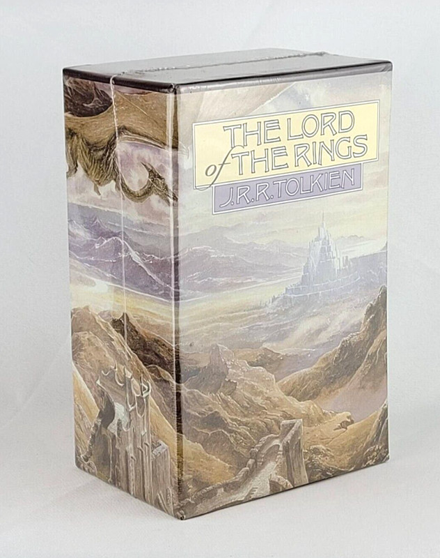 THE LORD OF THE RINGS TRILOGY J.R.R. Tolkien Cloth Hardcover Box Set NEW SEALED gallery