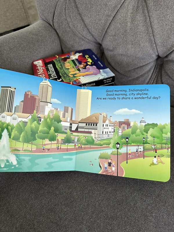 Good Night Indiana, Hardcover by Gamble, Adam; Jasper, Mark; Veno, Joe (ILT),... gallery