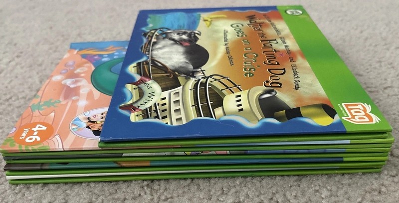 LeapFrog Tag Interactive Books lot 5 Toy Story Mermaid SpongeBob And More gallery