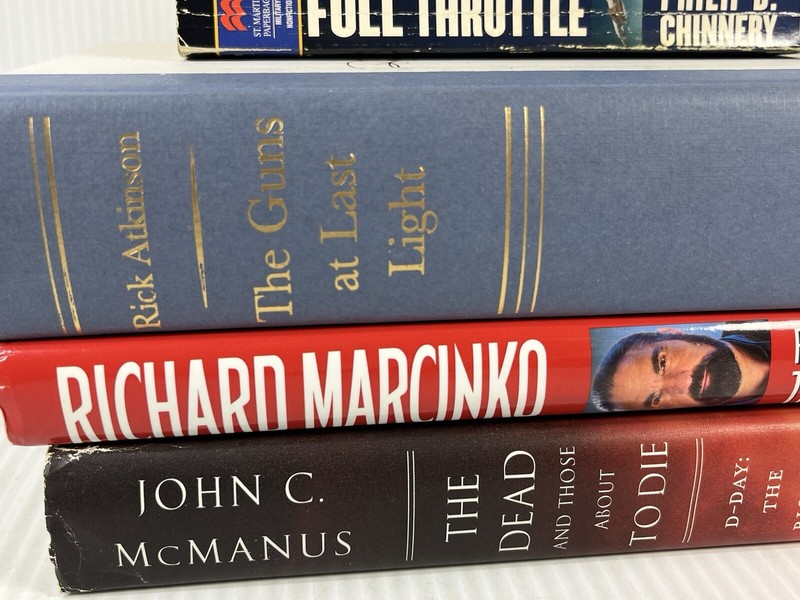 Military War Combat Action Biography Book Lot gallery