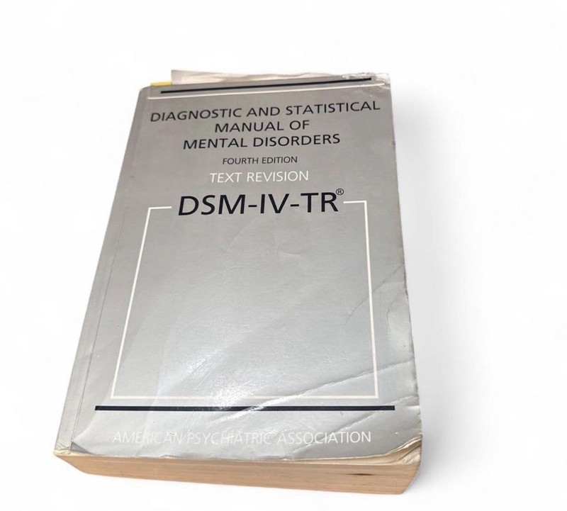 Diagnostic and Statistical Manual of Mental Disorders 4th Edition 2000
