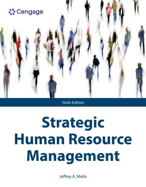 Strategic Human Resource Management by Mello, Jeffrey, Brand New, Free shippi…