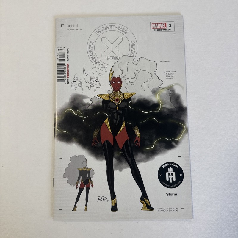 Planet Sized X-men #1 2021 1:50 Russell Dauterman Storm Design Variant