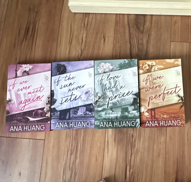 Ana Huang If Love Series Paperback Set: If We Ever Meet Again, If the Sun Never…