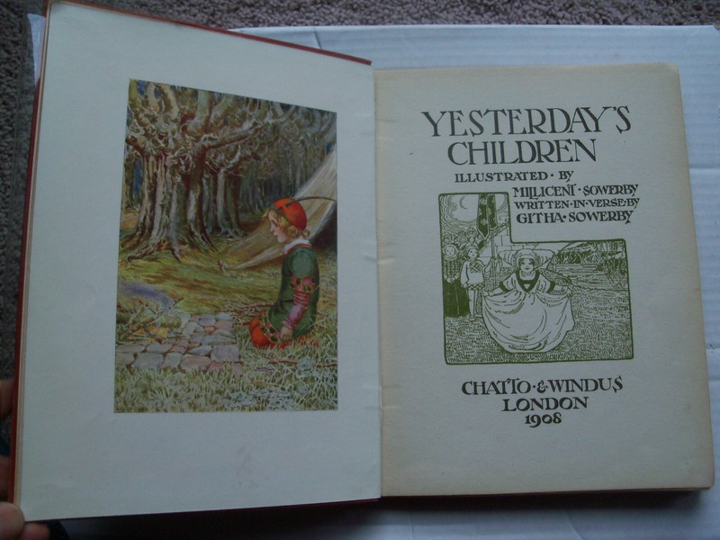 Yesterday's Children by Millicent & Githa Sowerby, 1908 1st Ed, Chatto & Windus gallery