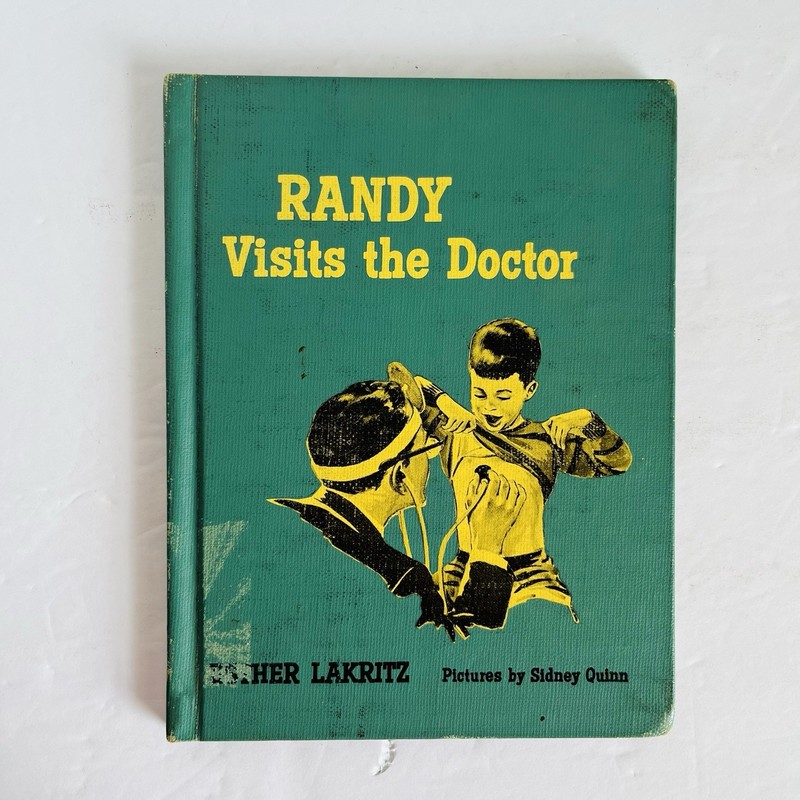 Vintage 1962 Randy Visits The Doctor Esther Lakritz Broadman Press MCM Art