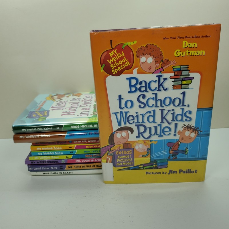 Lot of 10 My Weird School Book Set by Dan Gutman