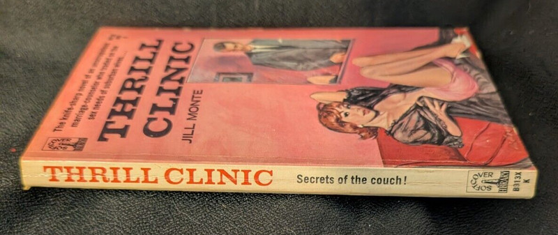 Thrill Clinic by Jill Monte Vintage Erotica PB Softcover Library#B913X c1966 gallery