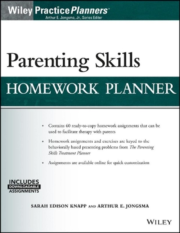 Parenting Skills Homework Planner, (with Download) by Sarah Edison Knapp (Englis