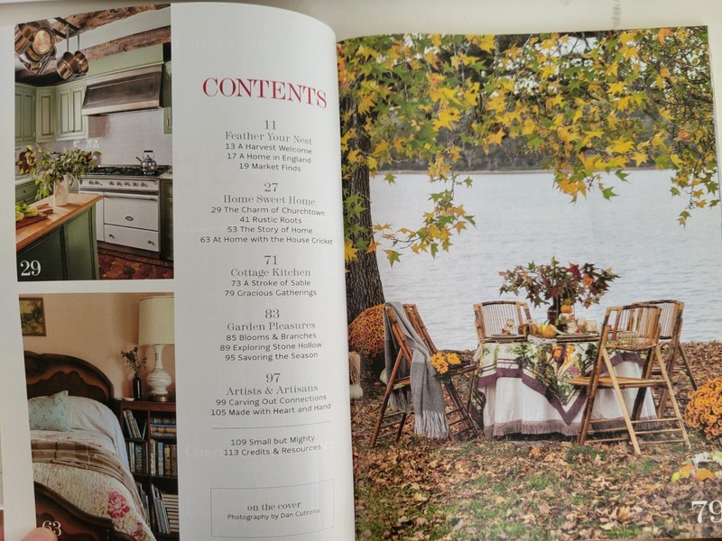 The Cottage Journal Autumn Issue October 2025 vol. 16 - Issue 3 Magazine Florals gallery