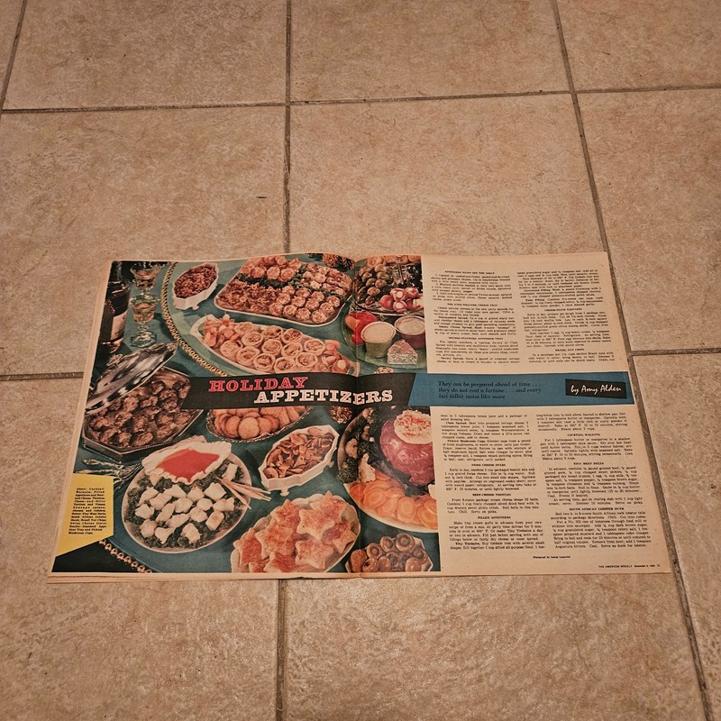 Vintage American Weekly December 9th 1956 Weekly Paper gallery