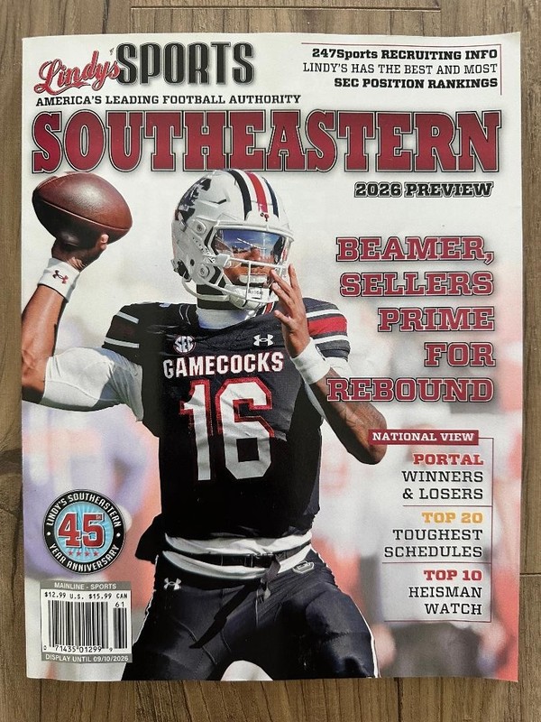 2026 COLLEGE FOOTBALL PREVIEW Special Edition LINDY’S SPORTS SOUTHEASTERN Cocks