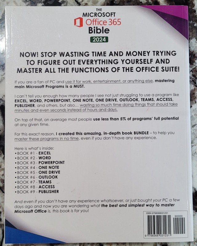 The Microsoft Office 365 Bible - 2024 - 9 Books in 1 gallery