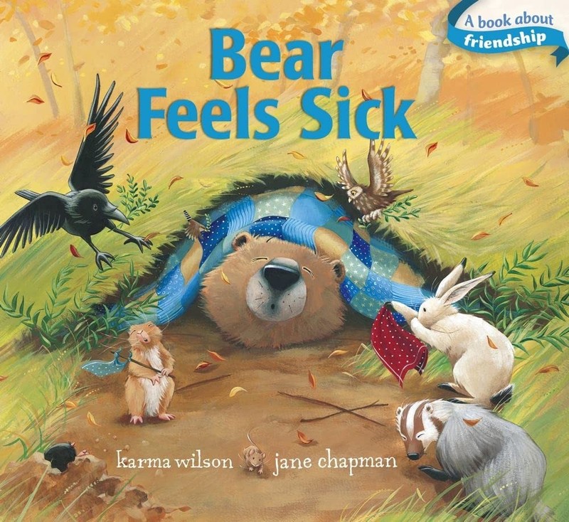 Bear Feels Sick (The Bear Books) – board book Wilson, Karma|Chapman, Jane