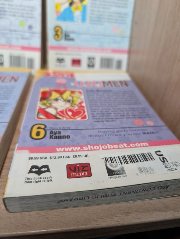 Otomen Manga, English Vol 1-6 Mixed Condition gallery