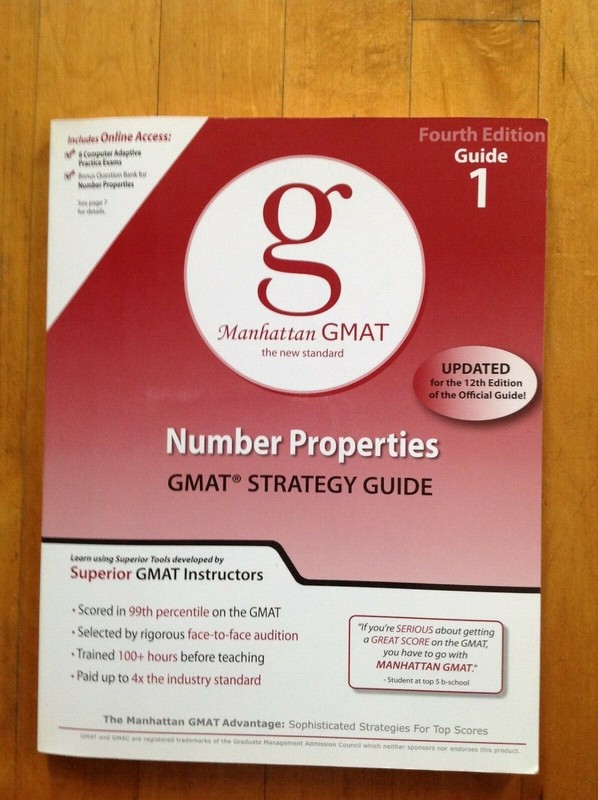 Number Properties GMAT Strategy Guide 1, 4th Edition